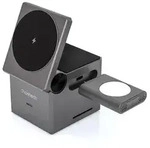 Choetech T632-F 3-in-1 15W induktives Ladeger&auml;t (schwarz) - Grau