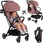 Lionelo Agia Kinderwagen Buggy kompakt faltbar Auto Fold bis 22 kg Rosa - Rosa