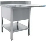 SARO Sp&uuml;lcenter 1 Becken, links - B 1400 x T 600 mm