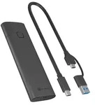ICY BOX M.2 NVMe SSD Geh&auml;use, werkzeutloser Einbau, Host USB 3.2 Gen 2 Type-C+A, 10