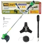 Procraft PTA40 Akku Freischneider 40 V ( 2x 20 V ) 300 mm Brushless Solo - ohne Akku,