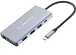 Conceptronic DONN20G 10-in-1 USB 3.2 Gen 1 Dockingstation, HDMI, VGA, USB-A 5Gbps,