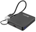 Sandberg 421-33, 5000 mAh, Lithium-Ion (Li-Ion), 3,85 V, 20 W, Schwarz - Schwarz