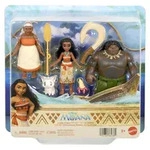 Disney Vaiana Charakterset mit 3 kleinen Puppen, 2 Tierfreunden und 2 Zubeh&ouml;rteilen,
