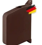 BAUHELD&reg; Rolladen Gurtwickler Aufputz Schwenkbar 14mm - Braun - Braun