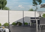 Start-, Abschlussset Alu 180 x 3,5 x 2 cm silber - Silber