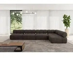 ALTDECOR Modulares Sofa Ecksofa in L-Form - Samaro-L3 - 380x190x70 cm Braun