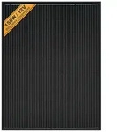 enjoy solar&reg; Solarpanel Bifazial Glas-Glas Solarmodul 150W 12V (schwarzer...