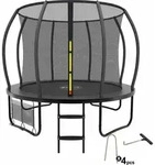 Zelsius Trampolin Schwarz &Oslash; 305 cm f&uuml;r den Outdoor-Bereich, Trampolin Outdoor...