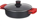 Niedriger Topf mit einer Antihaftbeschichtung MOLTEN und Deckel, &Oslash; 28 cm