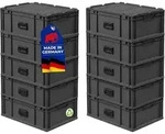 SuperSparSet 10x Eurobox NextGen Portable Germany | HxBxT 23,5x40x60cm | 44...