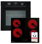 KKT KOLBE Autarkes Herdset | 60cm Einbaubackofen BO7005FB | 59cm Kochfeld...