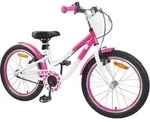 vidaXL Kinderfahrrad 18 Zoll f&uuml;r 5-7 Jahre alt Rosa - Rosa