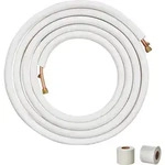 VEVOR 25FT Mini-Split-Leitungsset, Kupferrohre mit 3/8" und 5/8"...