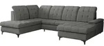 MIRJAN24 Wohnlandschaft Enzo, U-Form Esksofa, Polsterecke mit Schlaffunktion...
