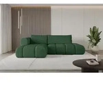 ALTDECOR Ecksofa mit Schlaffunktion und Bettkasten CLOUD-L 280x185x90 Gr&uuml;n -...