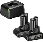 Bosch Akku-Starter-Set GBA 12 Volt / 2x 4,0 Ah + Schnellladeger&auml;t GAL 12V-20