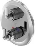 Steinberg Serie 350 Dusch-Wannenarmatur, Fertigmontageset, Unterputzthermostat, 2