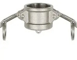 Riegler Kamlok-Verschlusskappe, Typ DC, ES 1.4401, f&uuml;r Stecker-&Oslash; 54 mm