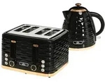 Wasserkocher Toaster Set mit 1,7L Wasserkocher und 4 Scheiben Toaster