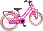 vidaXL Kinderfahrrad 18 Zoll f&uuml;r 5-7 Jahre alt Dunkelrosa - Rosa