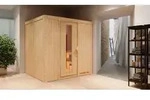 Karibu Sauna Innensauna Sodin Fronteinstieg Ofen 9 kW integr. Strg 196x170x198 cm