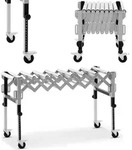 Rollenbahntisch klappbar 9 Rollen bis zu 130 kg 145 x 59 x 96 cm