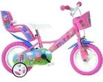 12 Zoll Kinderfahrrad M&auml;dchenfahrrad Peppa Pig Peppa Wutz - Rosa