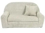 Mini-Kindersofa - Ausklappbares Kindersofa aus Cord in Beige klappbar...