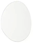 Design Badezimmerspiegel 40 cm inkl LED IP44 Biba - Transparent