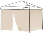 Sekey 2 Seitenteile f&uuml;r 3x3 /3x6m/3x9m pavillon mit Rei&szlig;verschluss, Taupe -...