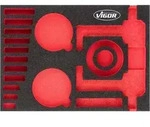 Vigor V4906-L, Teiler-Set, Schwarz, Rot, Schaum, Vigor V4906, 282 mm, 393 mm