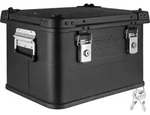 Aluminium Box mit Deckel Schwarz Alu Kiste Box Alukiste 30 Liter Transportbox
