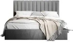 MIRJAN24 Polsterbett Cosmo, Doppelbett mit Bettkasten, Ehebett, Gasdruckfeder,