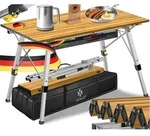 KESSER&reg; Campingtisch Klapptisch faltbar & h&ouml;henverstellbar 100kg Alu-Rahmen &