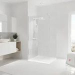 SCHULTE Duschr&uuml;ckwand DecoDesign ExpressPlus Beton hell 255 x 100 cm EP1901025...