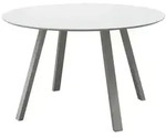 auke garten tisch aluminium mist 75x&oslash;120cm - Grau