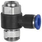 Riegler Drosselr&uuml;ckschlagventil &raquo;Blaue Serie&laquo;, Abluftdros., R 1/2 a. &Oslash; 8mm