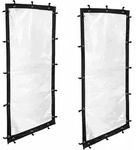 Wetterschutz Set Seitlich 66 x 148 cm, 2 Seiten f&uuml;r Kaminholzregal T/H 70 x...