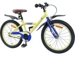 vidaXL Kinderfahrrad 18 Zoll f&uuml;r 5-7 Jahre alt Gelb - Gelb
