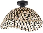 QAZQA - Art Deco Art-Deco-Deckenleuchte I Deckenlampe I Lampe I Leuchte schwarz