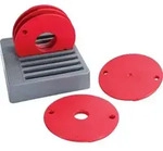 Kreg Level-Loc Reduzierringe - 5er Set PRS3050 f&uuml;r Einlegeplatten und Fr&auml;slift