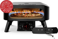 Cozze Gas-Pizzaofen Classic Black Edition 13, inkl. Pizzastein, Backtemperatur...