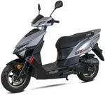 Motorroller Sonic 50 cmm 45 km/h, Euro 5, silber-schwarz GT Union - Silber