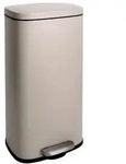 SVITA TQ30 M&uuml;lleimer taupe 30L Treteimer Abfallbeh&auml;lter Softclose Deckel mit