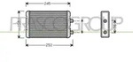 PRASCO FT133H001 W&auml;rmetauscher Innenraumheizung K&uuml;hler f&uuml;r FIAT PUNTO (188)...