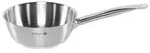 De Buyer Pfanne 16cm - Edelstahl Sauteuse - Ergonomischer Griff, Sandwichboden