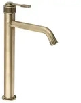 Sapho VERSI Waschbecken-Armatur, Hoch, verl&auml;ngerter Gussauslauf, Bronze -...