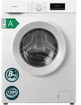homeX Waschmaschine 8kg, Frontlader - 1.200 U/Min, AquaStop, Inverter Motor, 14