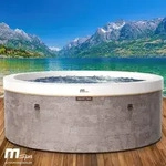 BRAST Whirlpool MSpa Cocoon f&uuml;r 6 Personen mit Schaumstruktur | &Oslash;180x65cm | 130